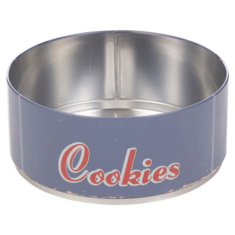 cookie metal boxes|cookies in metal container.